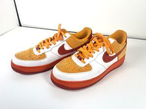2007 Nike Air Force 1 82 Shoe Size 11.5 Low Top Basketball Orange Red Orange